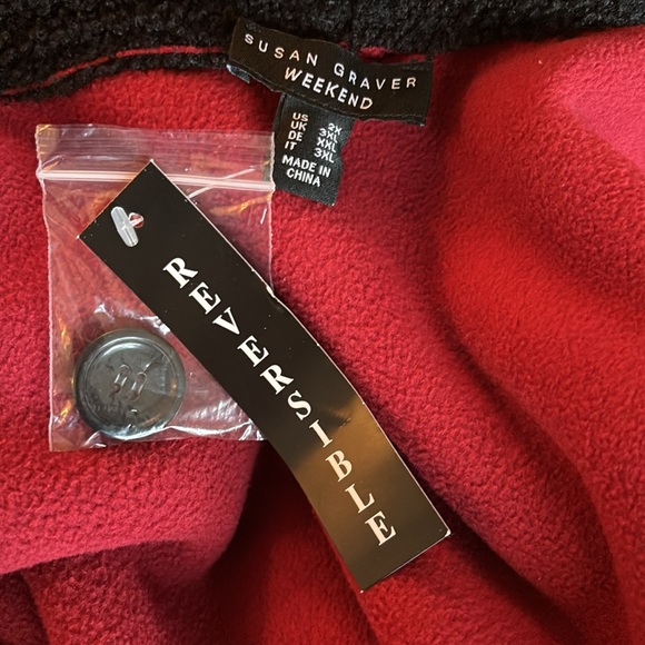 Susan Graver reversible coat NWT - Picture 9 of 9